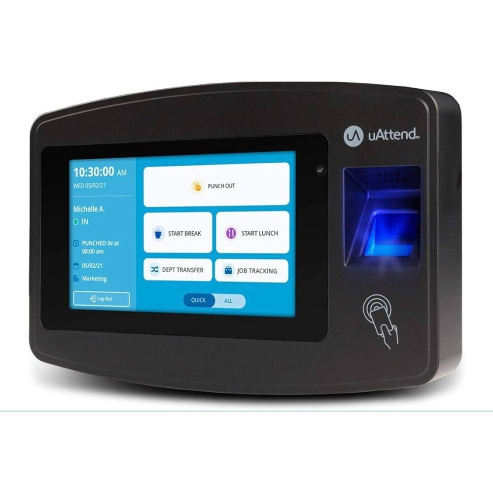 uAttend JR2000 Biometric Time Clock – Fingerprint, RFID, PIN NEW IN BOX